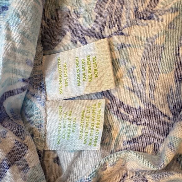 Lilly Pulitzer Blouse Womens Elephant Lula Ruffle Sleeve Top Resort Tropical - Picture 7 of 16